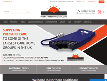 Tablet Screenshot of northernhealthcareuk.com